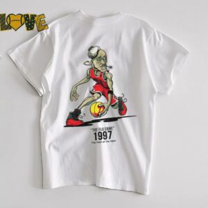 Michael Jordan Chicago Bulls NBA Basketball the flu game 1997 the illest of the illest shirt3