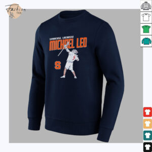 Michael Leo Jr. Syracuse lacrosse portrait shirt