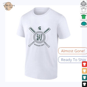 Michigan State Spartans 517 Day Baseball T Shirt2