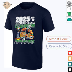 Michigan State Spartans basketball 2025 Big Conference Champions shirt