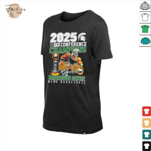 Michigan State Spartans basketball 2025 Big Conference Champions shirt