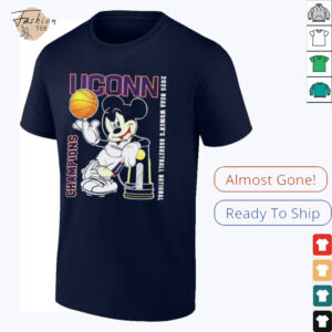 Mickey Mouse UConn Huskies Women’s Basketball National Champions 2025 shirt