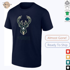 Milwaukee Bucks 2025 NBA Playoffs Alley Oop T Shirt