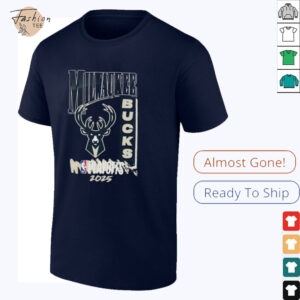 Milwaukee Bucks Youth 2025 NBA Playoffs Hype T Shirt