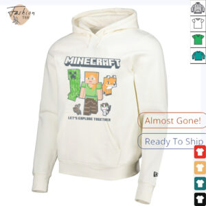 Minecraft Alex And Creeper Let's Explore Together shirt
