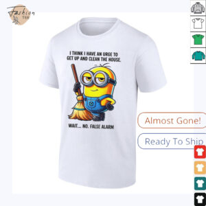 Minion I think I have an urge to get up clean the house wait no shirt2
