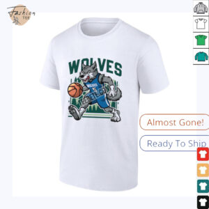 Minnesota Timberwolves Mascot Basketball Shirt3
