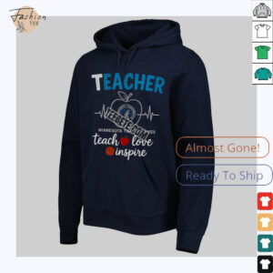 Minnesota Timberwolves Teacher Teach Love Inspire Shirt2