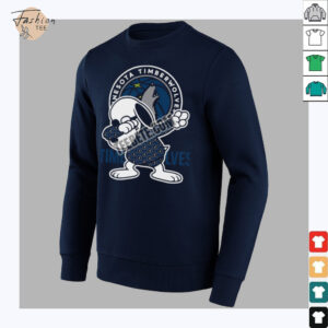 Minnesota Timberwolves Vs Dabbing Snoopy Basketball Shirt3