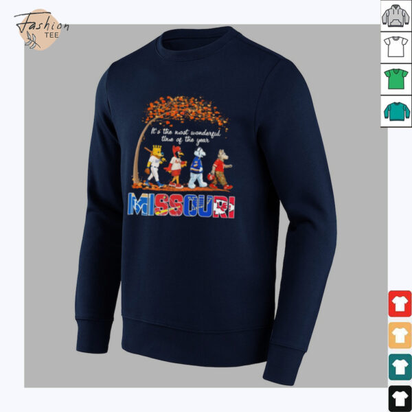 Missouri Sports Teams Mascot Abbey Road It’s The Most Wonderful Time Of The Year Shirt