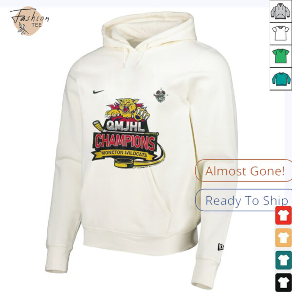 Moncton Wildcats Champions 2025 QMJHL Champions shirt