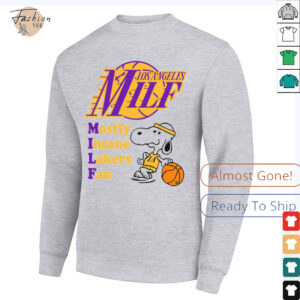 Mostly Insane Lakers Fan T shirt2