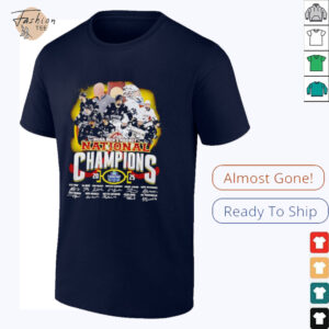 NCAA Men’s Hockey National Champions 2025 signature shirt