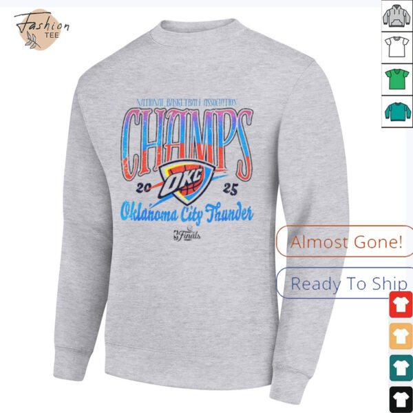National Basketball Association Oklahoma City Thunder NBA Finals Champs shirt