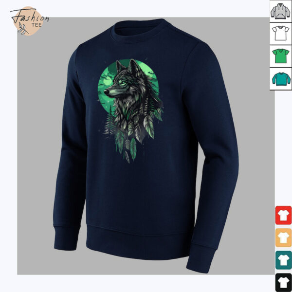 Native American Wolf Native American Pride Indian Tribe T Shirt