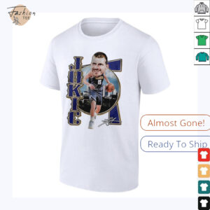 Nba Big Head Nikola Jokic cartoon retro signature shirt
