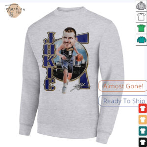 Nba Big Head Nikola Jokic cartoon retro signature shirt