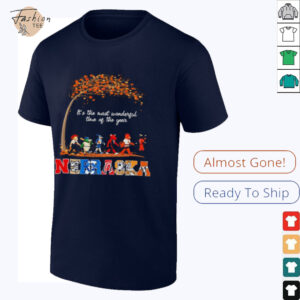 Nebraska Sports Teams Mascot Abbey Road It’s The Most Wonderful Time Of The Year Shirt