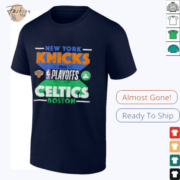 New York Knicks vs. Boston Celtics 2025 Stunt Match Up shirt