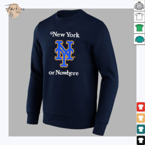 New York Mets New York or Nowhere logo shirt