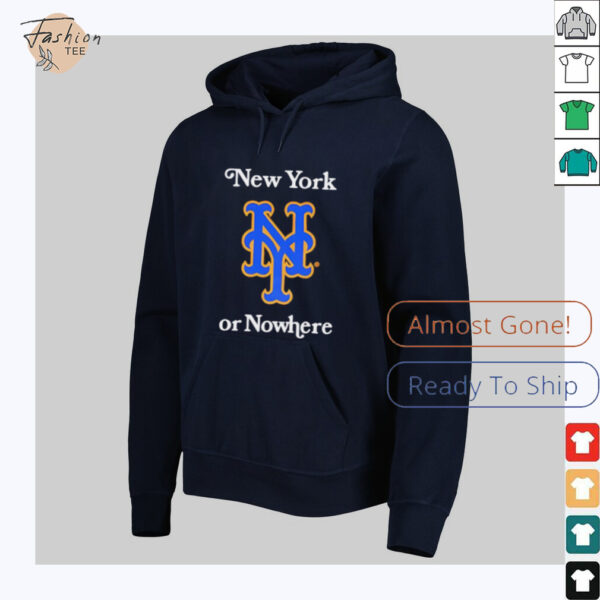 New York Mets New York or Nowhere logo shirt