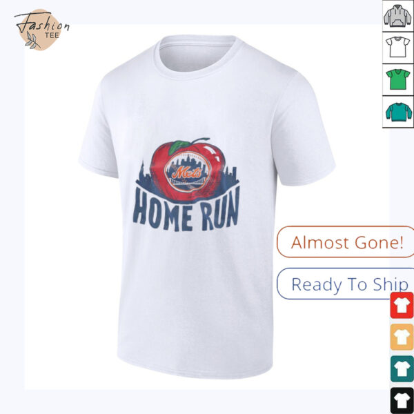New York Mets city skyline apple home run shirt