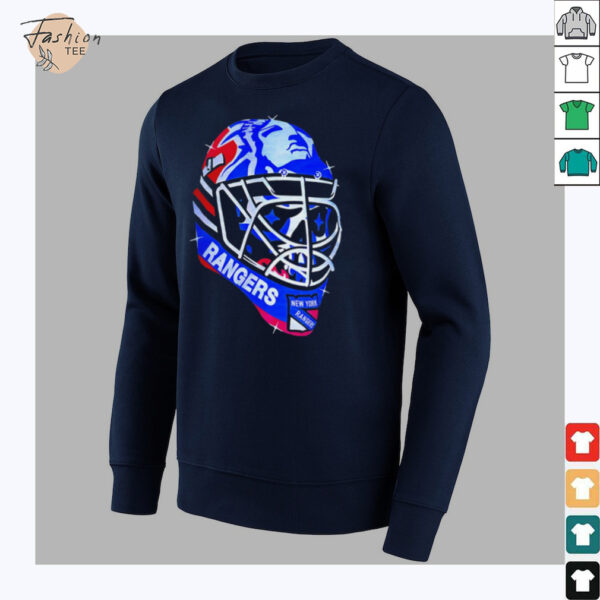 New York Rangers helmet big shirt