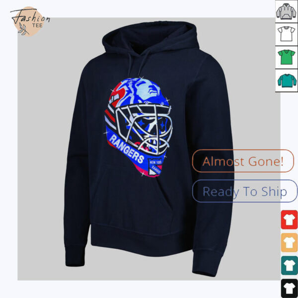 New York Rangers helmet big shirt