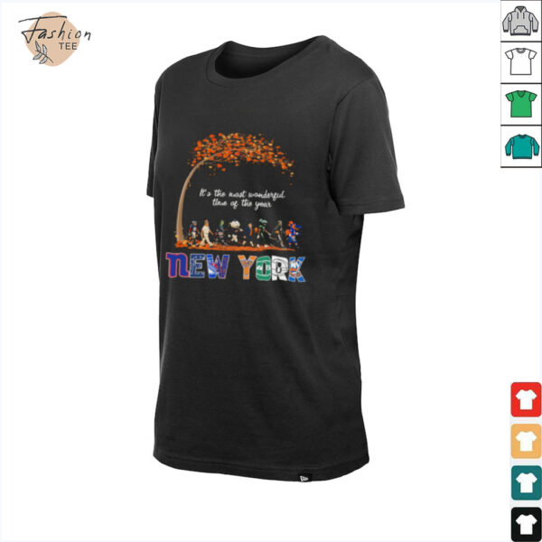 New York Sports Teams Mascot Abbey Road It’s The Most Wonderful Time Of The Year Shirt