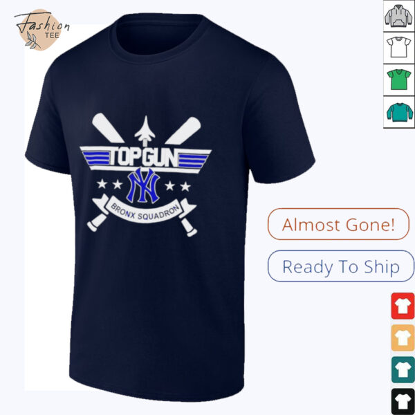 New York Yankees Top Gun Spirit Meets Bronx Squadron shirt