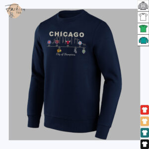 Nice Chicago Sports History City Of Champions T Shirt2