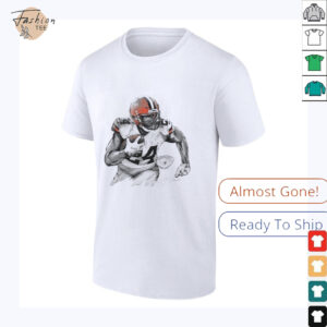 Nick Chubb Cleveland Browns drawing art shirt2 1