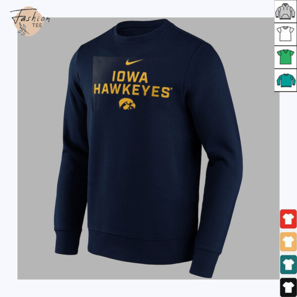 Nike Black Iowa Hawkeyes 2025 Sideline Performance T Shirt