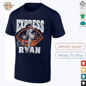 Nolan Ryan Houston Astros MLB baseball player express field shirt2 1