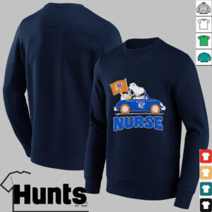 Nurse Snoopy and Woodstock driving car Houston Astros shirt