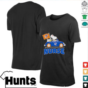Nurse Snoopy and Woodstock driving car Houston Astros shirt