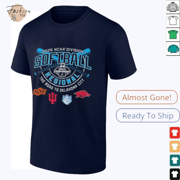OSU Indiana Billiken Arkansas NCAA Division I Softball Regional 2025 shirt