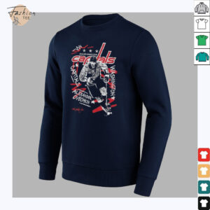 Official Alexander Ovechkin Washington Capitals Chalked Up T Shirts
