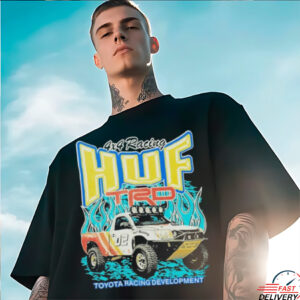 Official HUF x Toyota Racing Development TRD Pit Crew T shirts