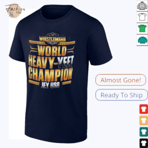Official Jey Uso World Heavy Yeet Champions WrestleMania 41 Winner...
