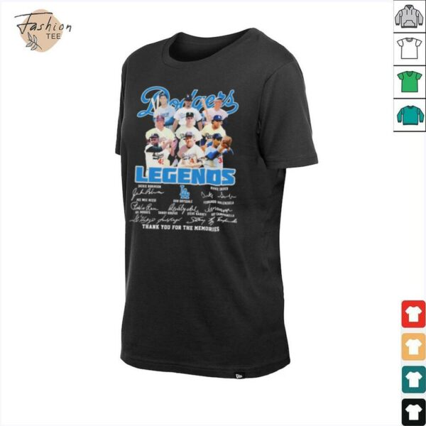 Official Los Angeles Dodgers Legends Thank You For The Memories Signatures T shirts