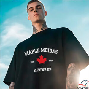 Official Maple Meidas Elbows Up Est 2020 Shirt