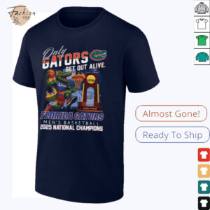 Official Only Gators Get Out Alive Florida Gators 2025 National...
