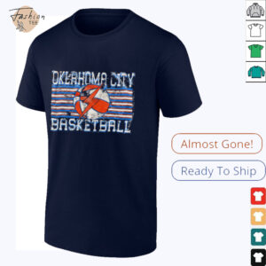 Oklahoma City Basketball retro shirt