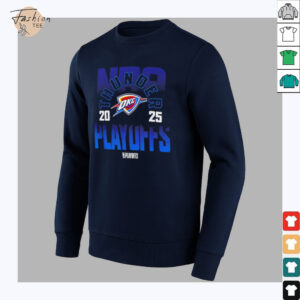 Oklahoma City Thunder 2025 NBA Playoffs retro shirt