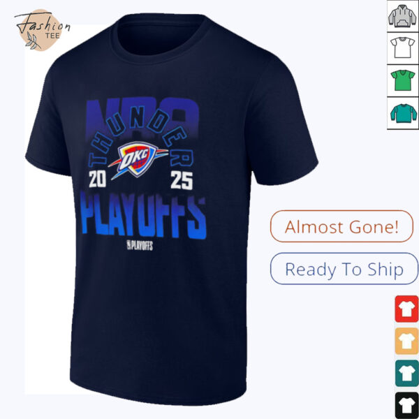 Oklahoma City Thunder 2025 NBA Playoffs retro shirt