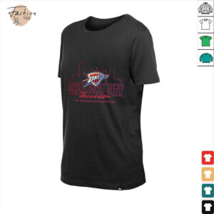 Oklahoma City Thunder 2025 Western Conference Finals NBA Skyline Unisex...
