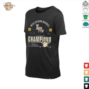 Original LSU Tigers Ncaa Division Baseball 2025 Champions Regional Skyline...