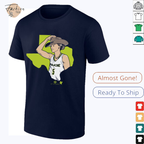 Paige Bueckers  Cowboy Bueckers  Dallas Basketball Shirt