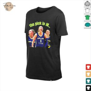 Paige Bueckers Dallas Wings the pick is in shirt